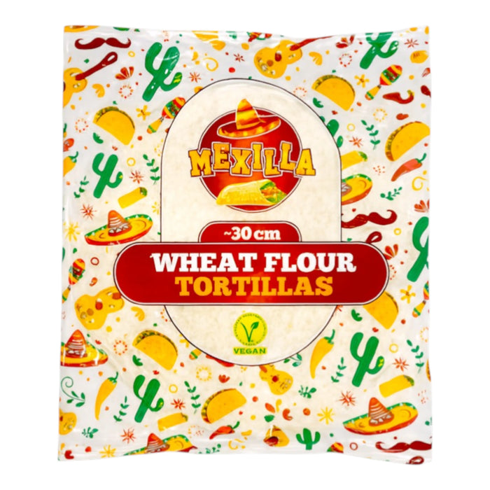 TORTI MEXILLA 18 x 80 GR WHEAT FLOUR TORTILLAS 30 CM