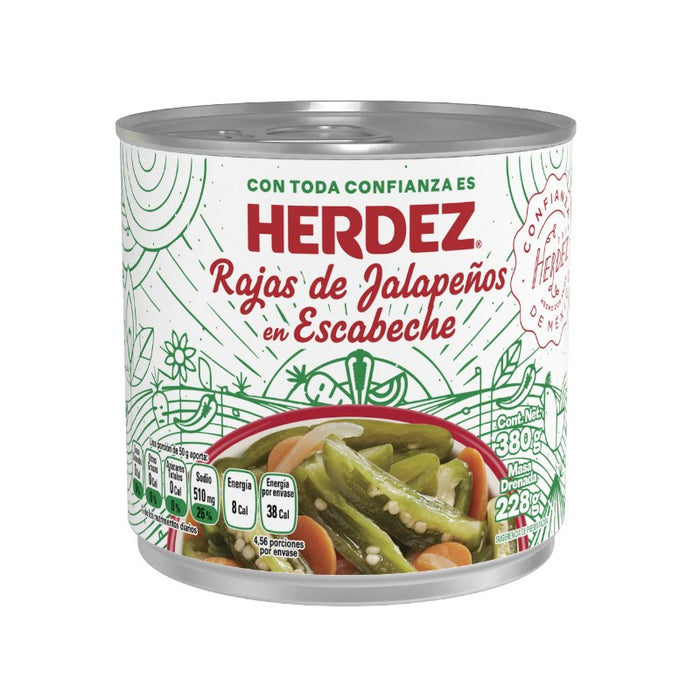 Herdez Jalapeno Rajas 390 g