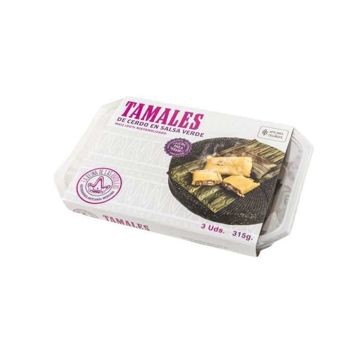 La Reina Tamales Cerdo en Salsa Verde 315 g