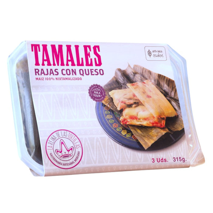 La Reina Tamales Rajas con Queso 315 g