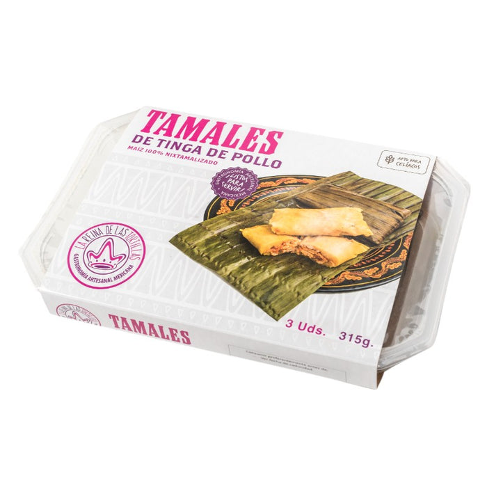 La Reina Tamales Tinga de Pollo 315 g