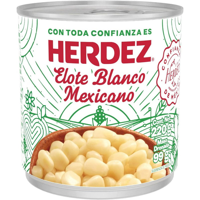 VERDURAS HERDEZ 220 GR MAÍZ BLANCO MEXICANO