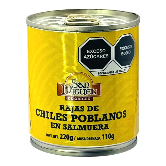 VERDURAS SAN MIGUEL 220 GR CHILE POBLANO RAJAS