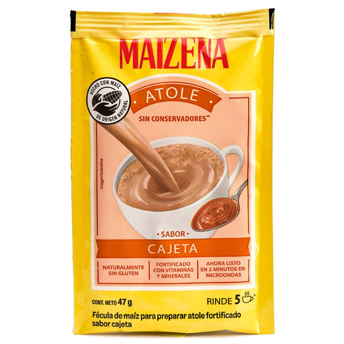 Atole Maizena Cajeta 24 x 47g