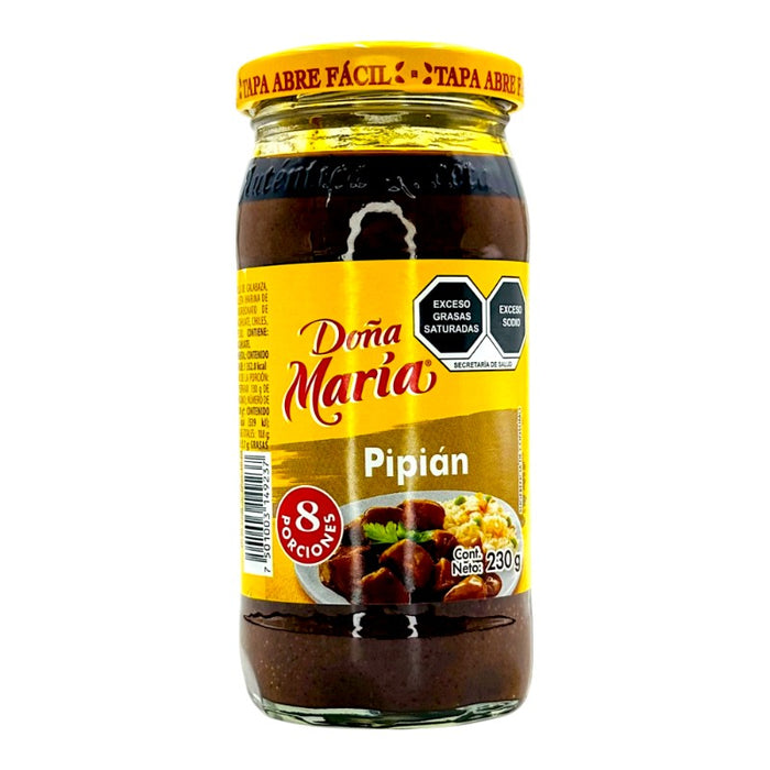 MOLEP DONA MARIA 230 GR VASO DE PASTA DE MOLE PIPIAN