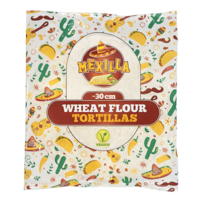 Mexilla Wheat Flour Tortillas 30 cm 18 x 80 g