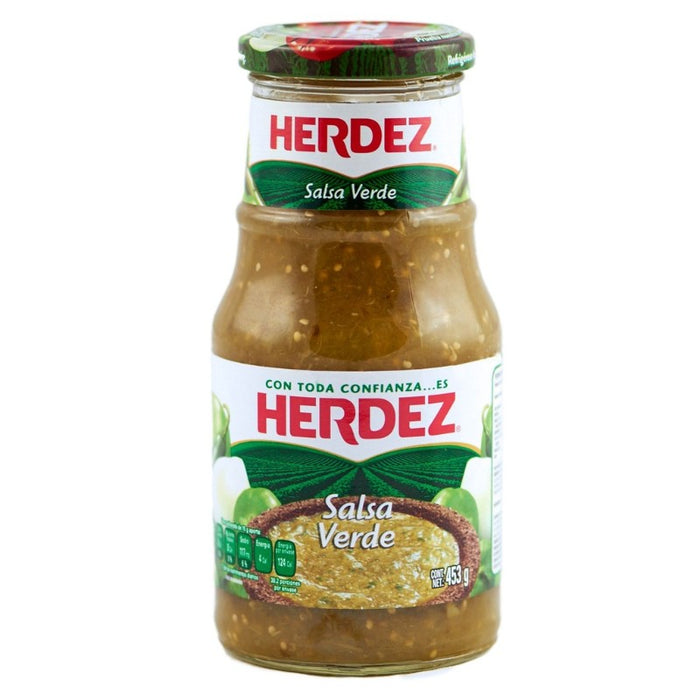 SALSA HERDEZ 453 GR SALSA VERDE PICANTE VASO