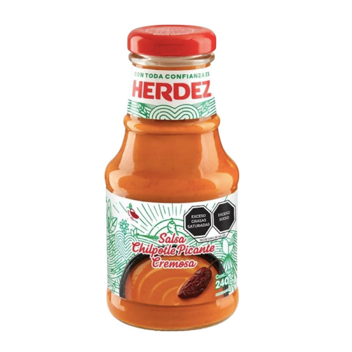 Herdez Salsa Chipotle Cremosa Glass 240 g