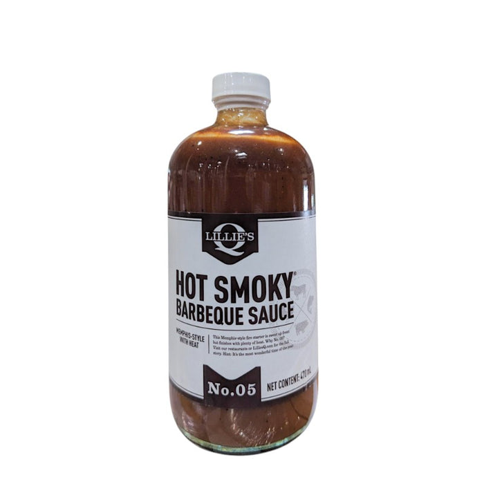 Lillies Q Hot Smoky BBQ Sauce 470 ml