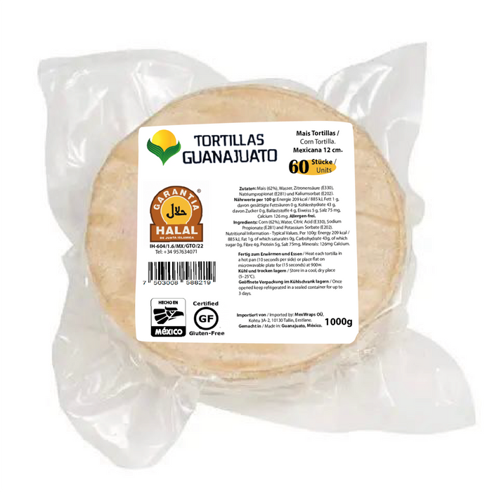 Maíz Guanajuato 12 cm White Corn Mexicana 1 kg