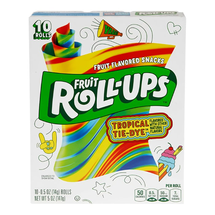 Fruit Roll Ups Tropical Tie Dye 10 x 14 g