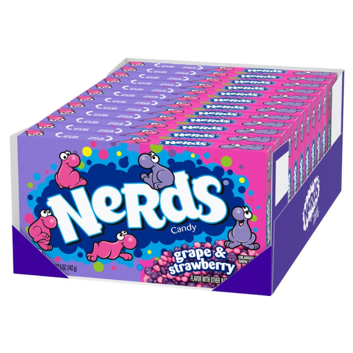 CAJA DE TEATRO CANDY NERDS UVA FRESA 142 GR