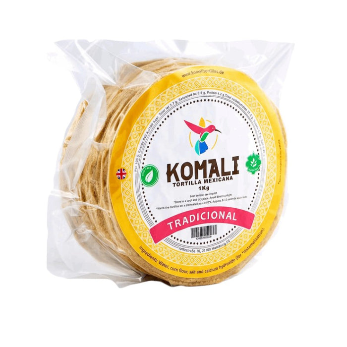 TORTI KOMALI 1 KG MAIZ 15 CM TRADICIONAL
