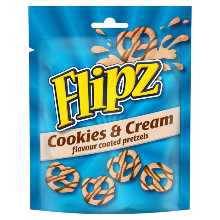 SNACK FLIPZ 90 GR GALLETAS Y CREMA PRETZELS