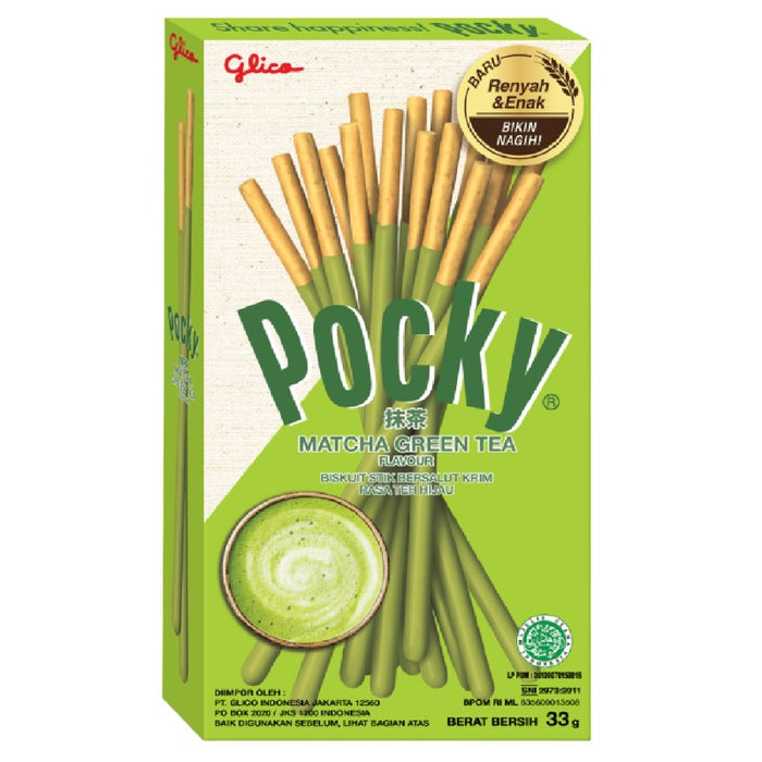PASTR POCKY 10 x 33 GR MATCHA LECHE