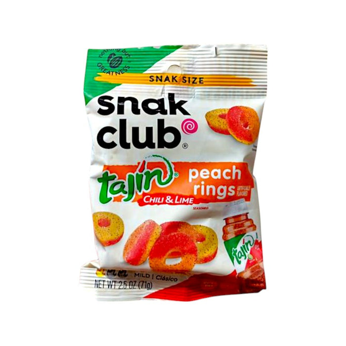 CANDY SNAK CLUB 71 GR TAJIN-PFIRSICHRINGE