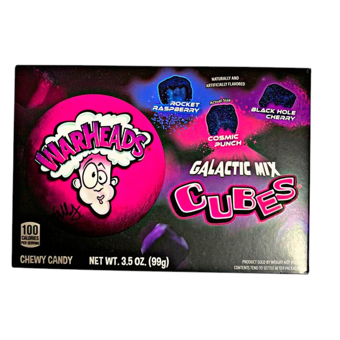 Warheads Galactic Cubes Theater Box 99 g
