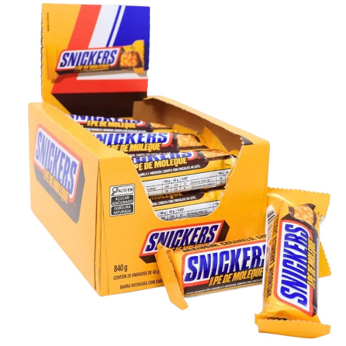 Snickers Pé de Moleque 20 x 42 g