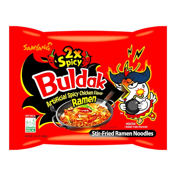 Buldak 2x Spicy Hot Chicken Noodle 5 x 140 g