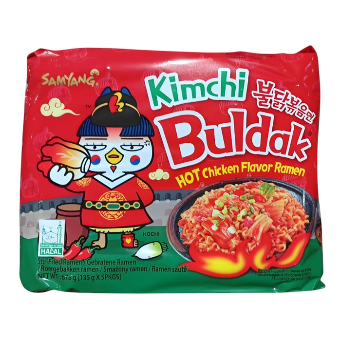 PDISH BULDAK 5 x 135 GR KIMCHI SCHARFE HÜHNCHENNUDELN