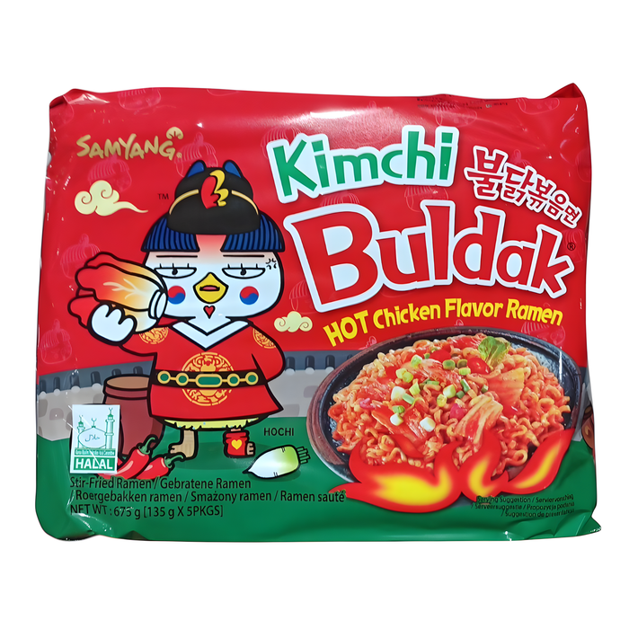 XPROD BULDAK 5 x 135 GR KIMCHI HOT CHICKEN NOODLE