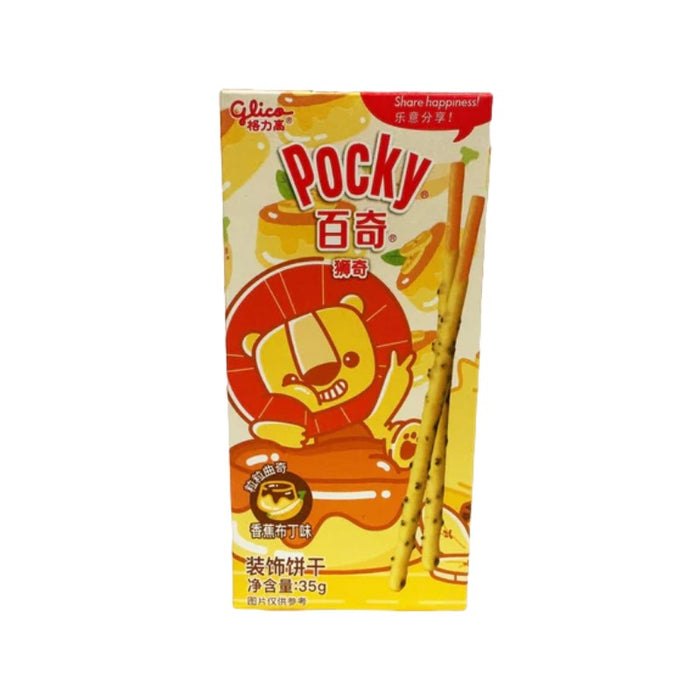 PASTR POCKY 35 GR PUDÍN DE PLÁTANO LEÓN ASIÁTICO