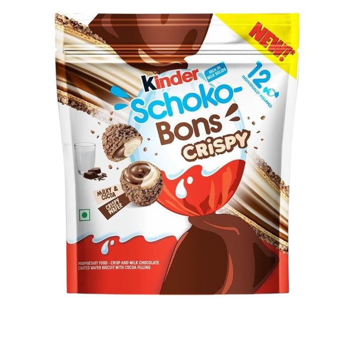 CANDY KINDER 12 x 22 GR SCHOKO BONS CRISPY