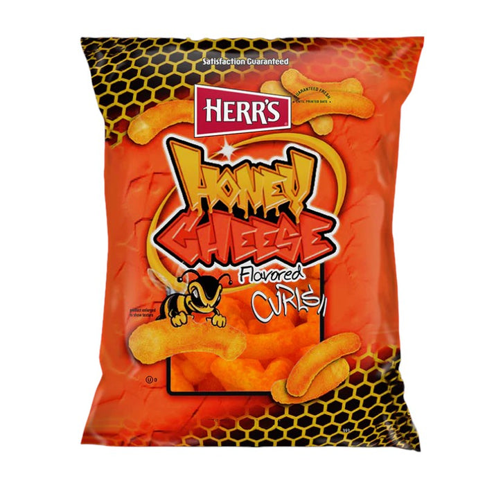 SNACK HERRS 28 GR RIZOS DE QUESO CON MIEL