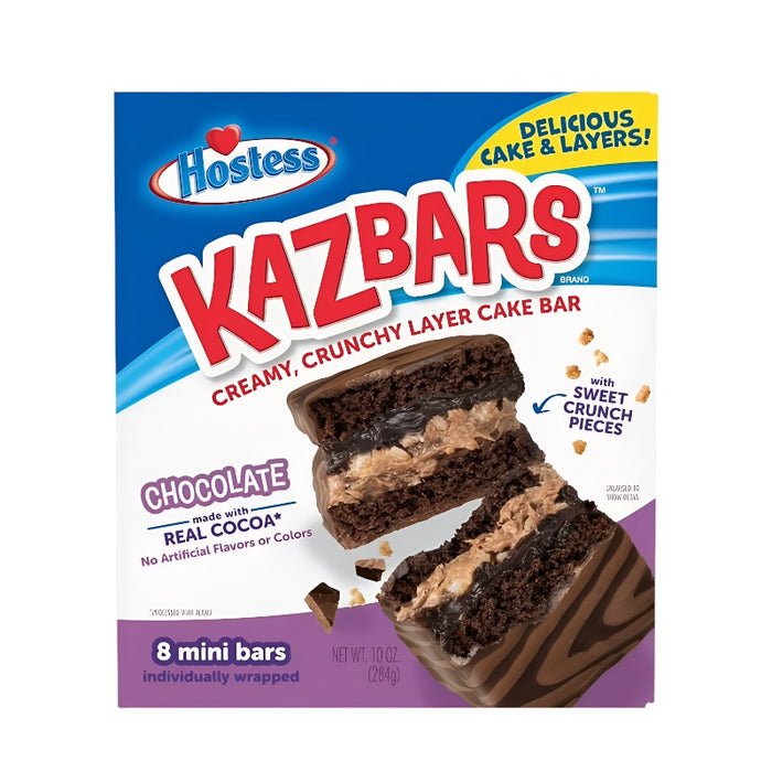 Hostess Kazbars Triple Chocolate 8 x 35.5 g