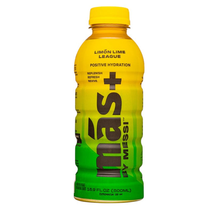 BEBIDA MAS+ 500 ML LIGA LIMÓN LIMA BY MESSI