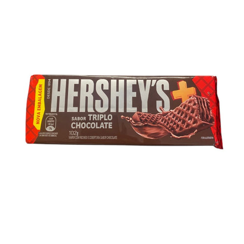 SÜSSIGKEITEN HERSHEYS 102 GR WAFER DREIFACHE SCHOKOLADE