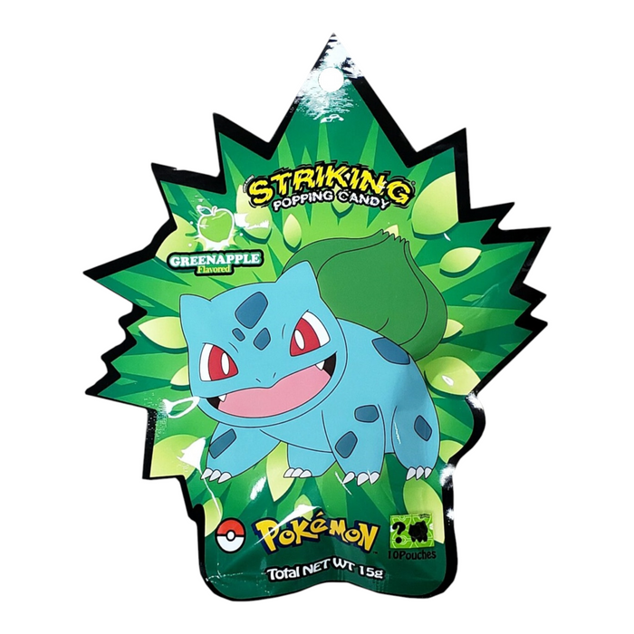 XPROD ICD 12 x 15 GR POKEMON GREEN APPLE POPPING CANDY ASIAN