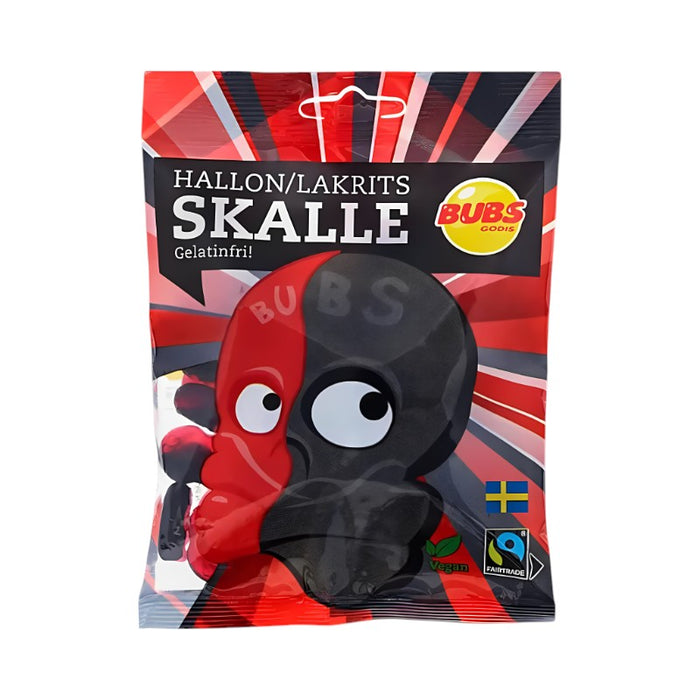 Bubs Hallon Lakrits Skalle 90 g