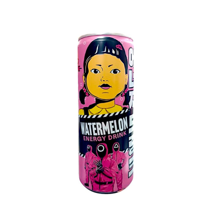BEBIDA ENERGÉTICA DE SANDÍA BEVER SQUID GAME 250 ML (PFAND)