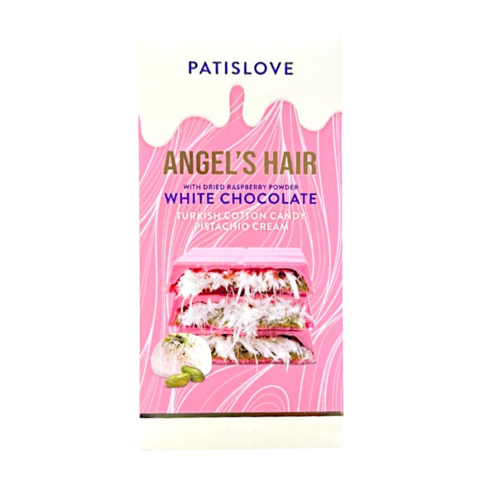 CARAMELOS CABELLO DE ÁNGEL PATISLOVE 10 x 90 GR ALGODÓN DE AZÚCAR TURCO ROSA CREMA DE PISTACHO