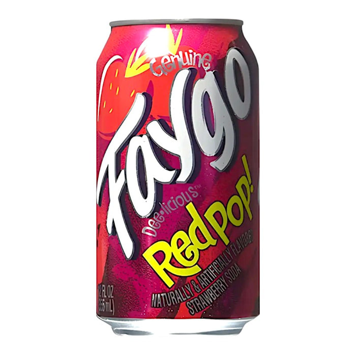 BEVER FAYGO 355 ML RED POP CAN