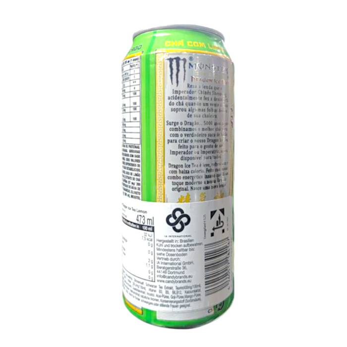 BEBIDA MONSTER 473 ML TÉ HELADO DRAGÓN LIMÓN (PFAND) (DE)