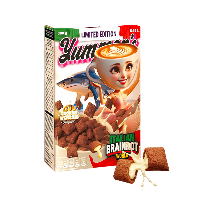 Yummers Brainrot Cookies & Cream Cereal 12 x 300 g