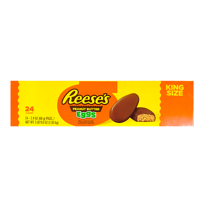 REESES®-Süßigkeiten, 24 x 68 g, Erdnussbutter-Milcheier