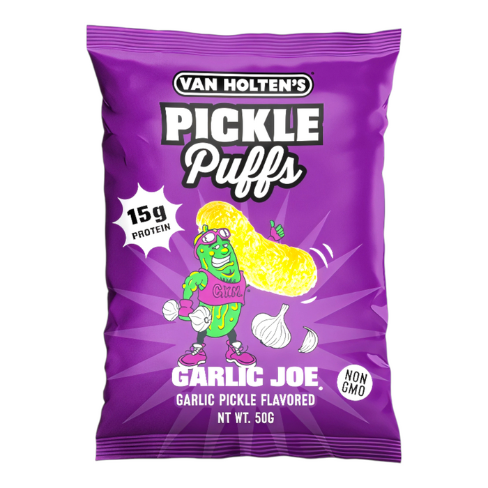 VEGET VAN HOLTENS 100 GR GARLIC JOE PICKLE PUFFS