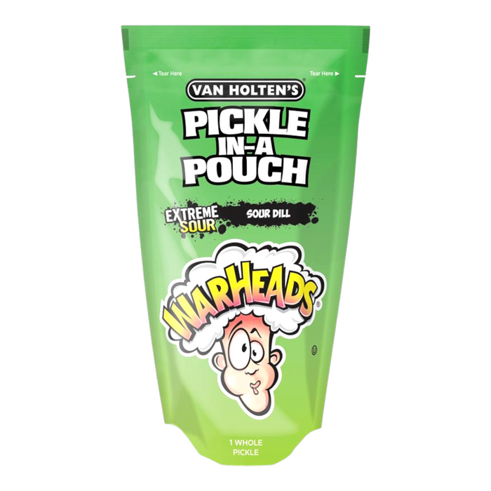VEGET VAN HOLTENS 242 GR WARHEAD EXTREME SOUR PICKLE JUMBO