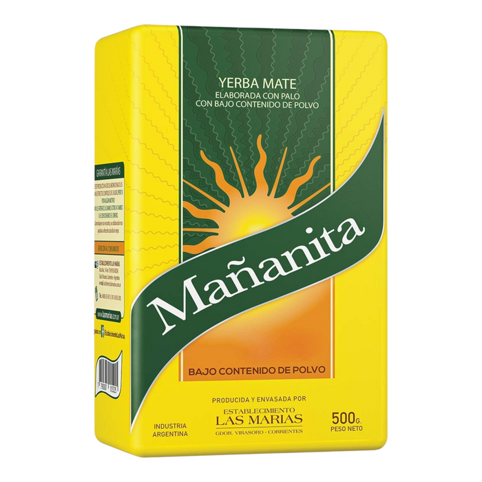 PWDDK MANANITA 500 GR YERBA MATE BAJA EN POLVO