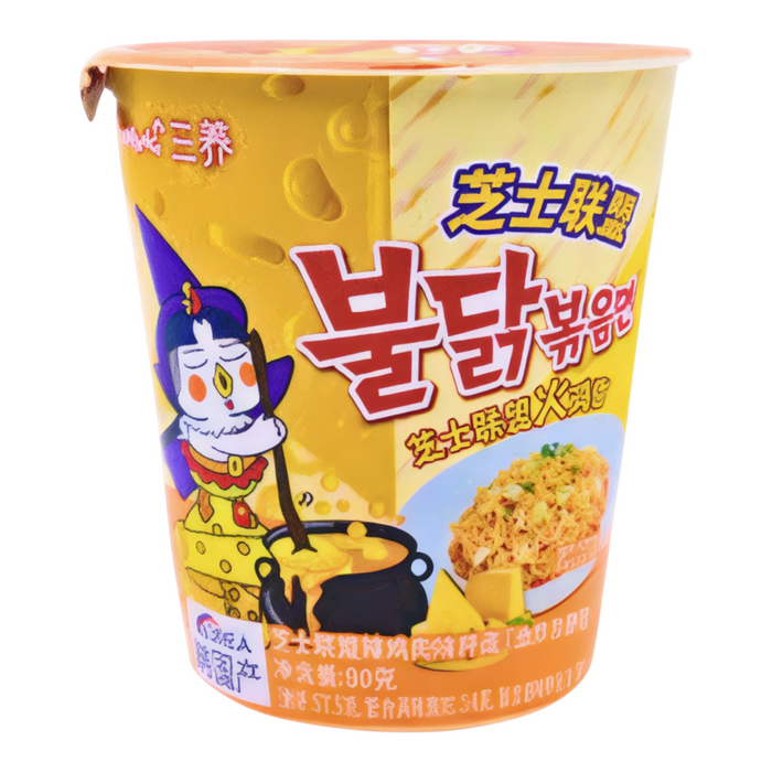 PDISH BULDAK 80 GR FOUR CHEESE HOT CHICKEN NOODLE CUP