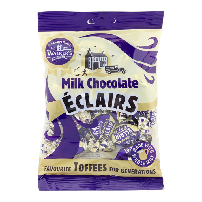 CANDY WALKER'S NOUNSUCH 150 GR MILK CHOCOLATE ECLAIRS