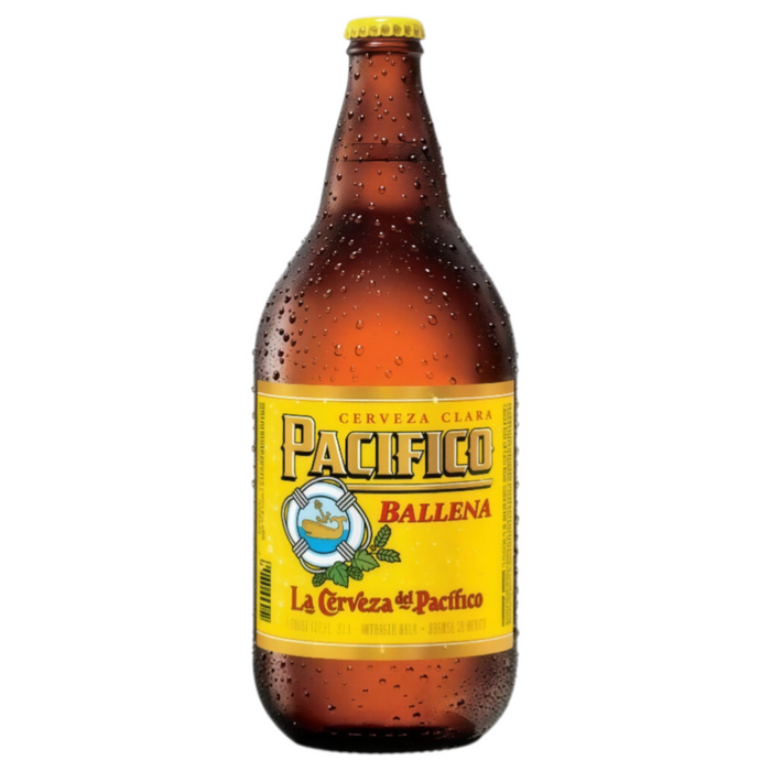 BEVER PACIFICO 940 ML BALLENA GLASS