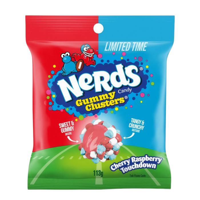 CANDY NERDS 113 GR GUMMY CLUSTERS NFL