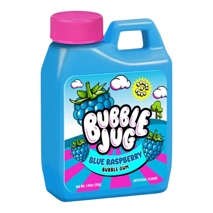 CANDY BUBBLE JUG 12 x 56 GR BLUE RASPBERRY