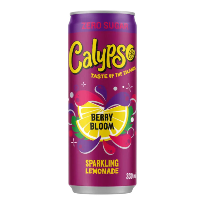 BEVER CALYPSO 330 ML BERRY BLOOM ZERO SUGAR (PFAND)