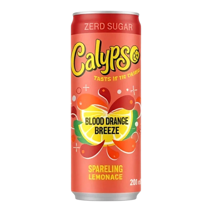 BEVER CALYPSO 330 ML BLOOD ORANGE BREEZE ZERO SUGAR (PFAND)