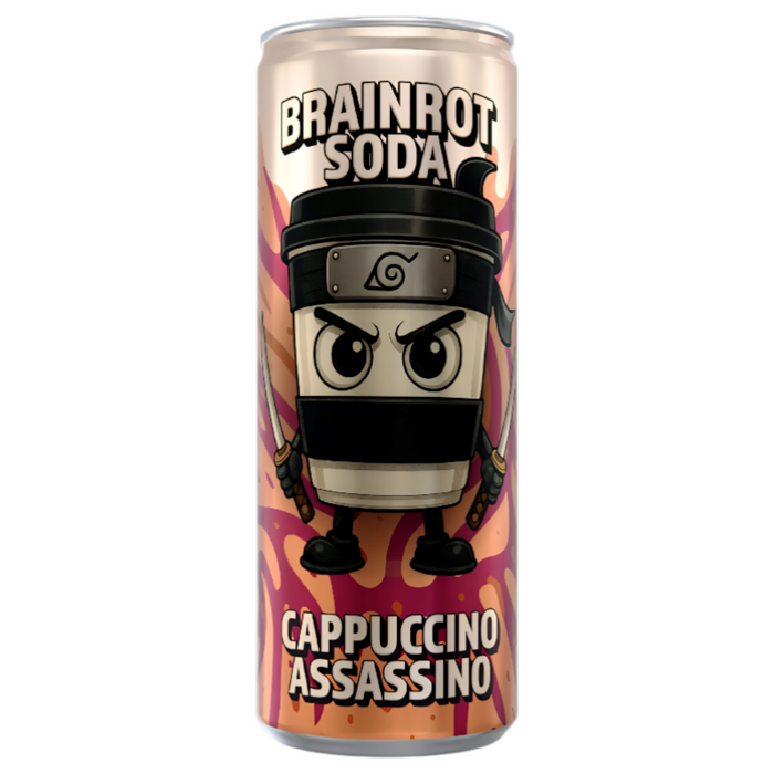 BEVER BRAINROT 250 ML SODA CAPPUCCINO ASSASSINO